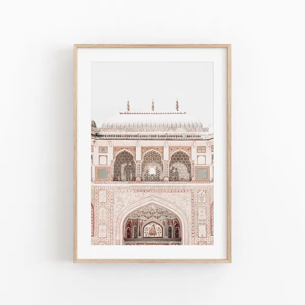 India Cityscape Photo Poster, Travel Wall Art