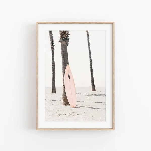 Surfing Print Ocean Water Wall Art Poster