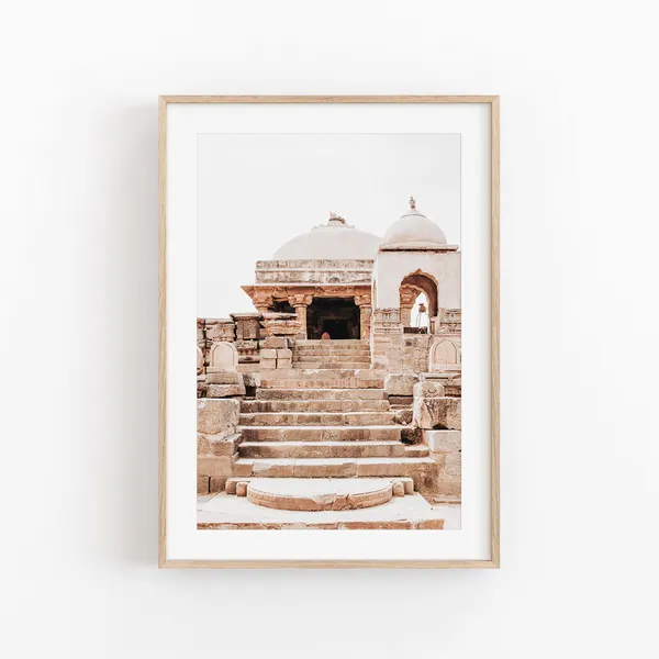Hawa Mahal Jaipur India Travel Poster, City View