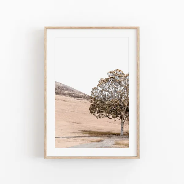 Nature Print, Modern Minimalist Landscape Art Print