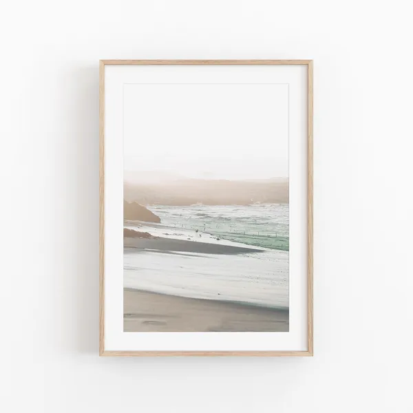Beach Wall Decor Modern Poster Print