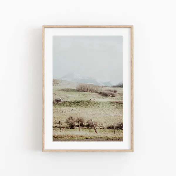 Nature Print Canada Poster, Modern Minimalist Art Print