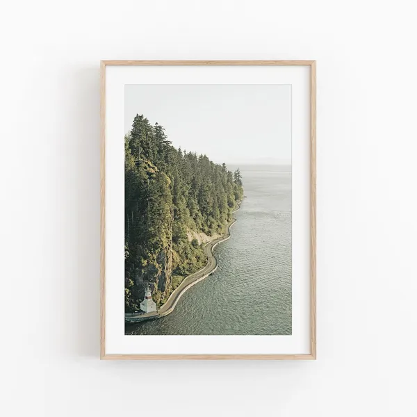 Canada Poster, Modern Minimalist Nature Art Print