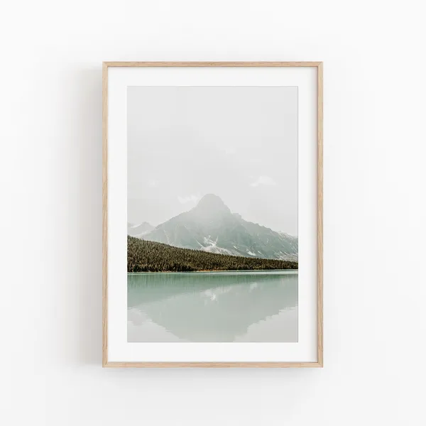 Canada Nature Print, Modern Minimalist Wall Decor