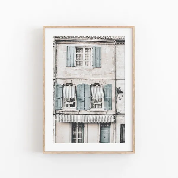 Italy Cityscape Photography Wall Art Print, Living Room