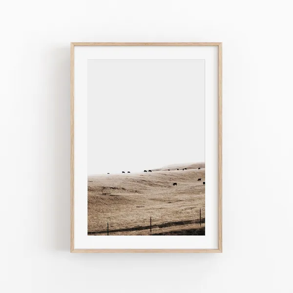 Nature Landscape Modern Minimalist Art Print