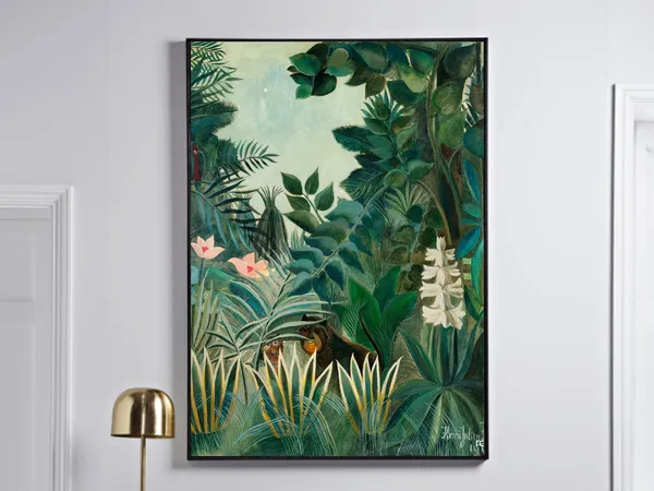 Henri Rousseau Botanical Print, Equatorial Jungle Poster