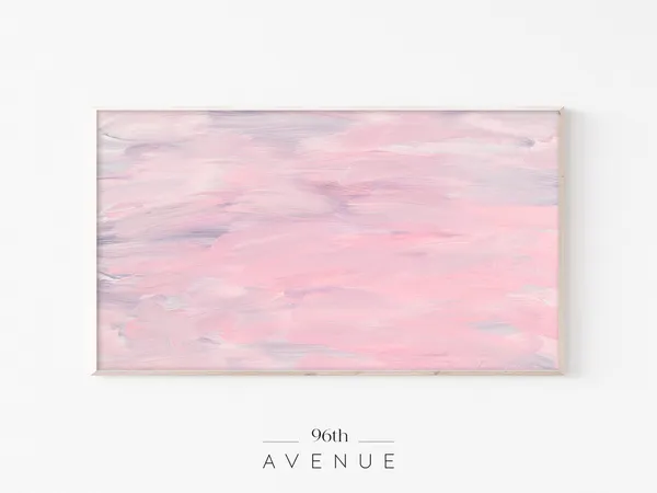 Abstract Spring Oil-Painting-Style Art Print