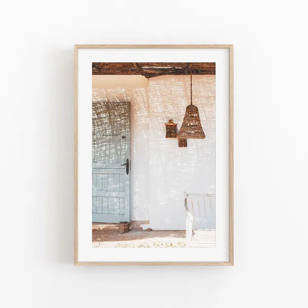 Ibiza Spain Landscape Travel Poster, Photography Print
