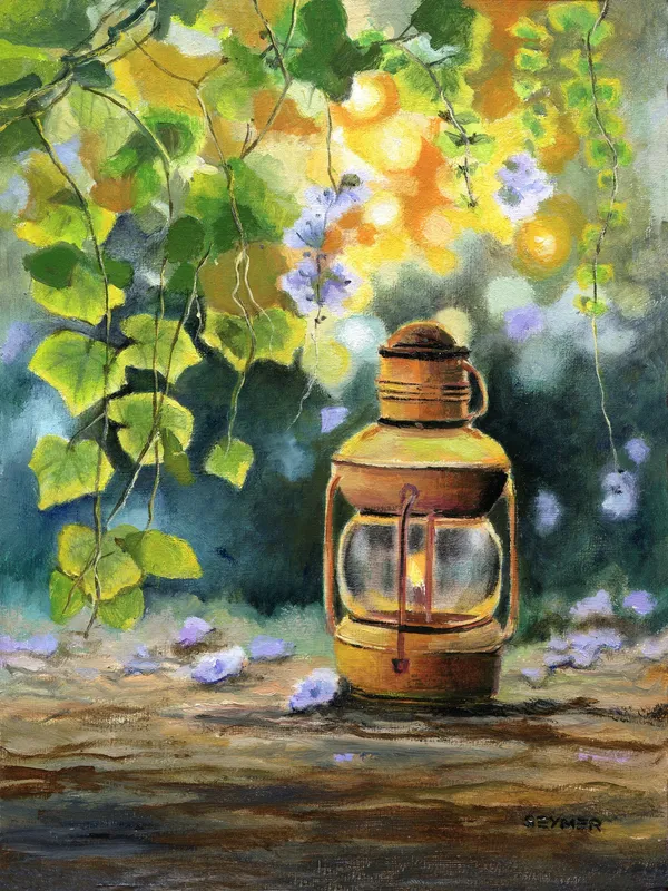 Botanical Oil Painting, Vintage Floral Kitchen Art Print