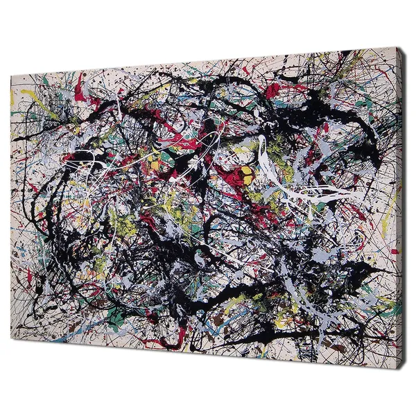Jackson Pollock Number 34 Modern Design Art Print