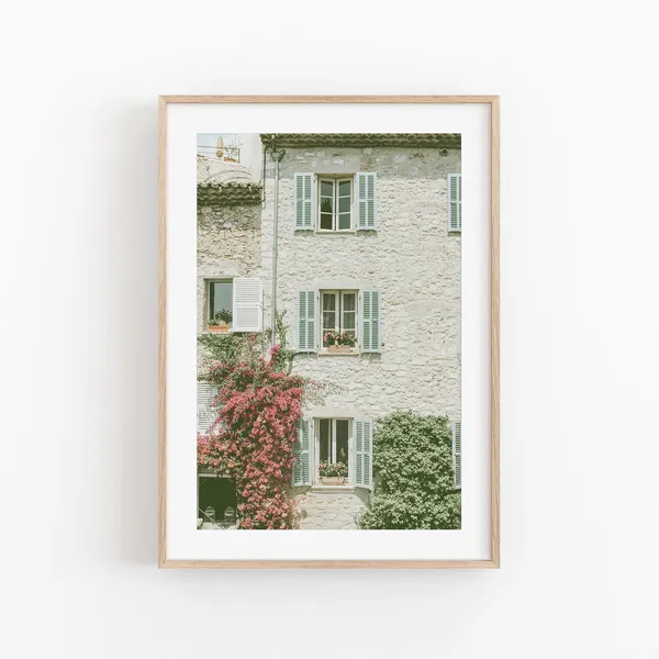 France City Landscape Travel Poster, Wall Art