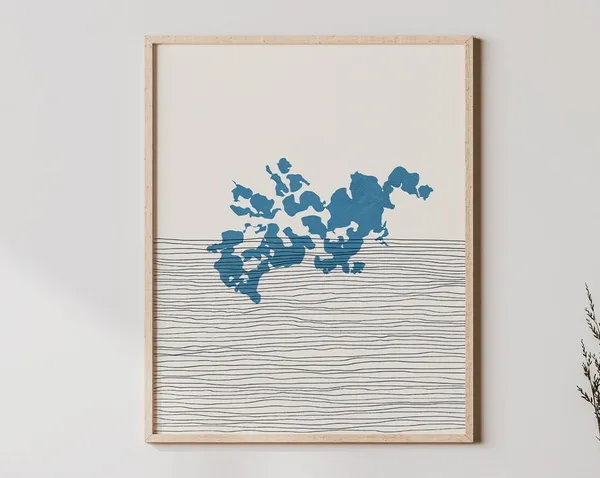 Lake Minnetonka Map Art Print, Minimalist Lakehouse