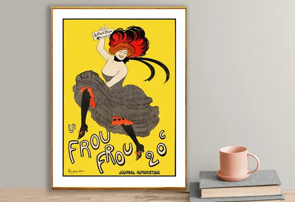 Le Frou Frou Vintage Entertainment Poster