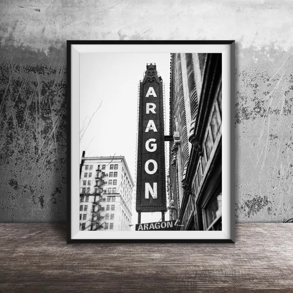Chicago Photography Modern Sign Art Print