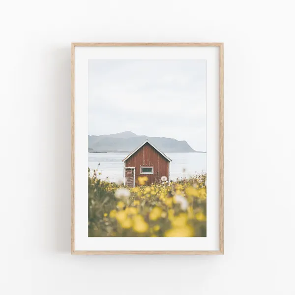 Norway Cityscape Photography Art Print, Nordic