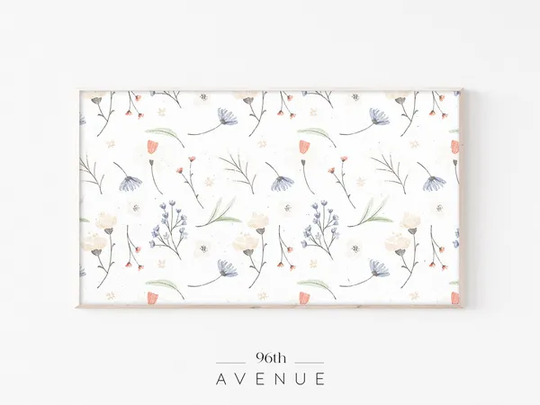 Spring Floral Pattern Art Print