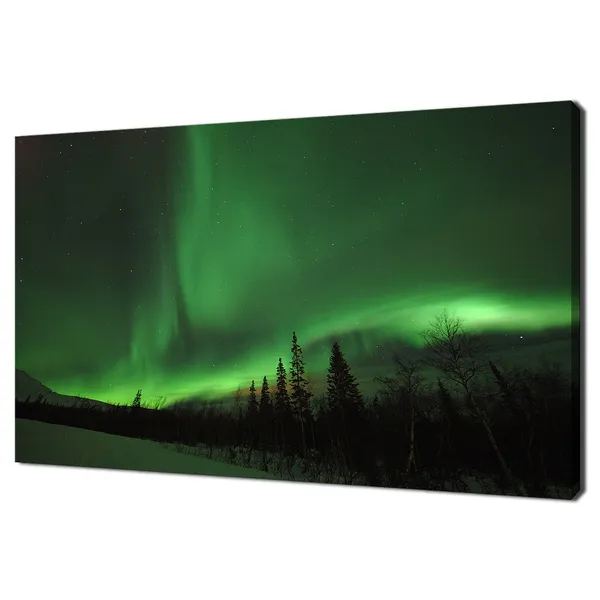 Aurora Northern Lights, Modern Wall Art Print