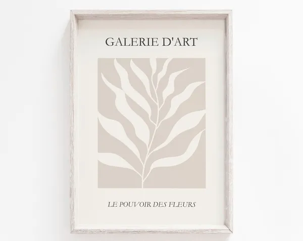 Henri Matisse Boho Neutral Art Print