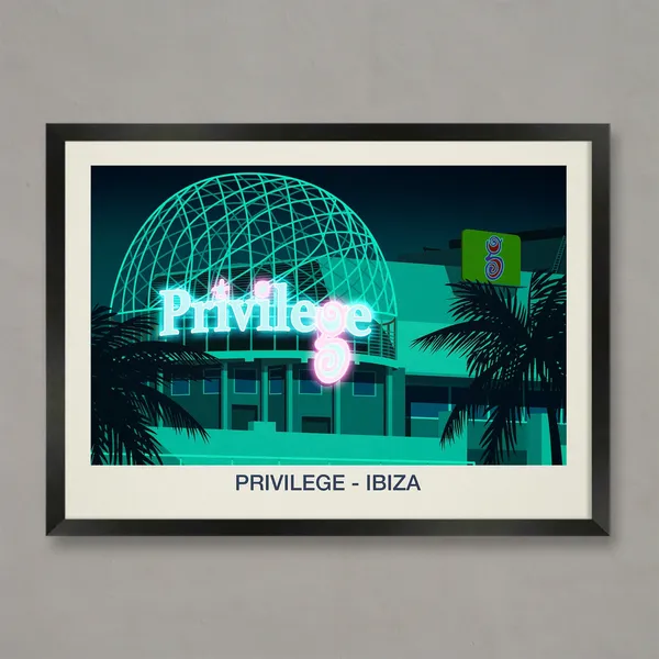 Privilege Nightclub Poster, Nightclub Print