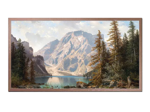 Italian Alps Vintage Landscape Art Print