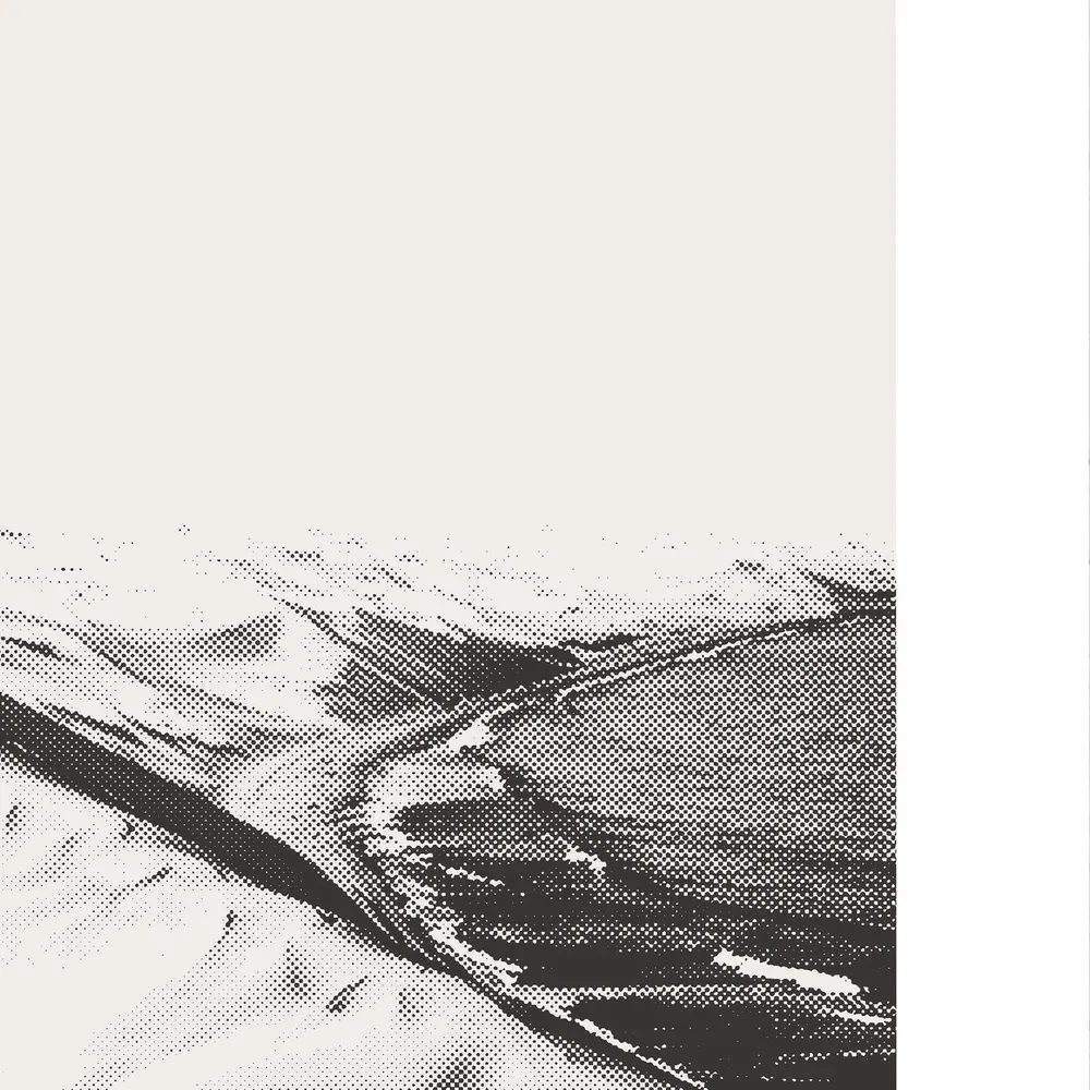 Sandwich Harbour Namibia Travel Poster, Black and White - Image 2