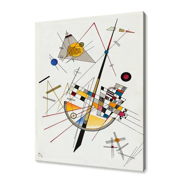 Kandinsky's Delicate Tension, 1923 Abstract Art Print