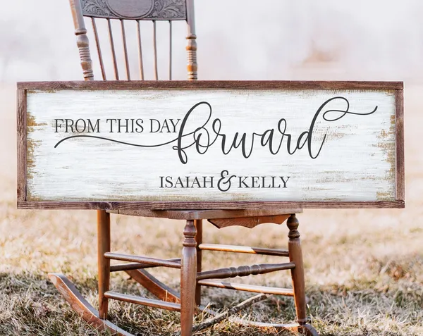From This Day Forward Custom Farmhouse Art Print