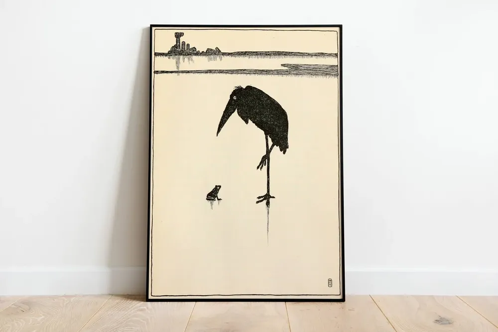Matsumoto Hoji Vintage Japanese Poster, Art Deco Print