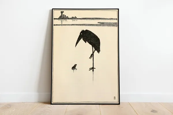 Matsumoto Hoji Vintage Japanese Poster, Art Deco Print