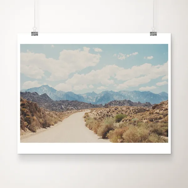 Alabama Hills Photograph Landscape Art Print