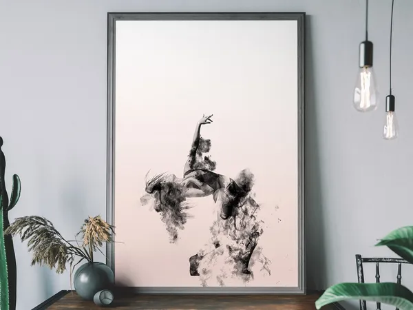 Dancer Art Print Denmark, Minimalist Dance Poster