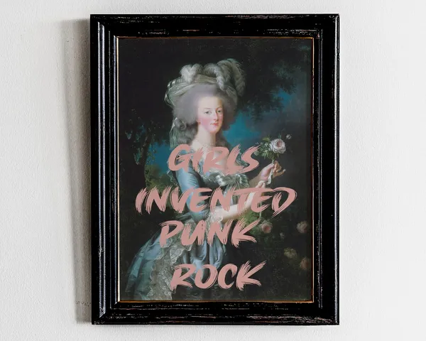 Alter Art Eclectic Wall Quote Portrait, Vintage Print