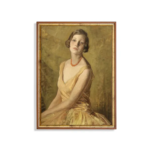 Vintage Victorian Woman Portrait, Fine Art Print
