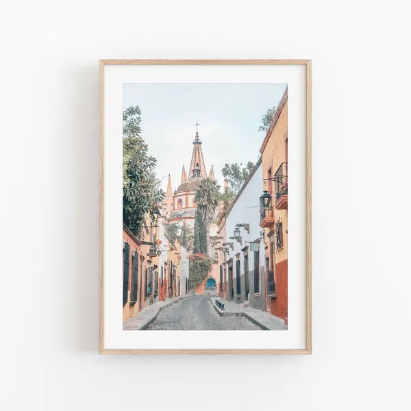 Mexico City Photo Desert Boho Poster Print