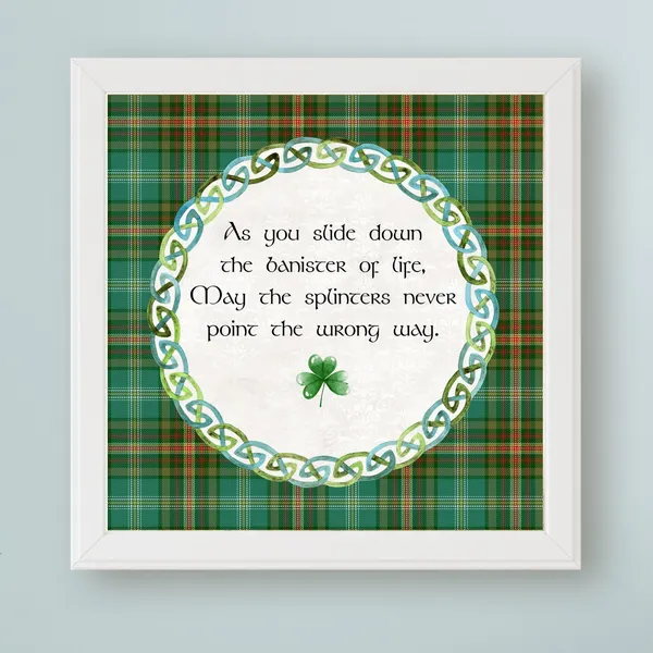 Irish Toast Funny Wedding Wall Art Print, Ireland