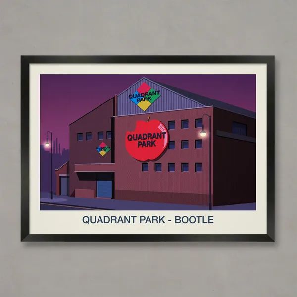 Quadrant Park Nightclub Poster, Nightclub Print