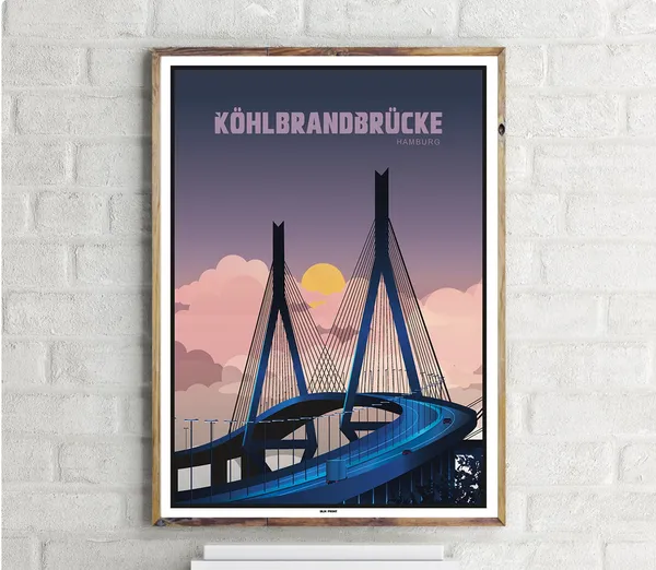 Khlbrandbrcke Vintage Travel Poster
