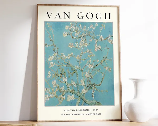 Van Gogh Almond Blossoms Floral Art Print