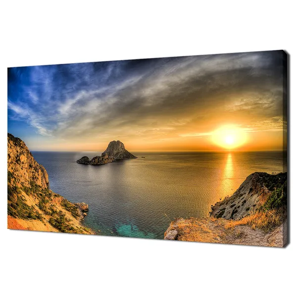 Es Vedra Ibiza Sunset Modern Design Art Print