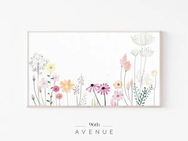 Spring Floral Art Print, Spring Flowers