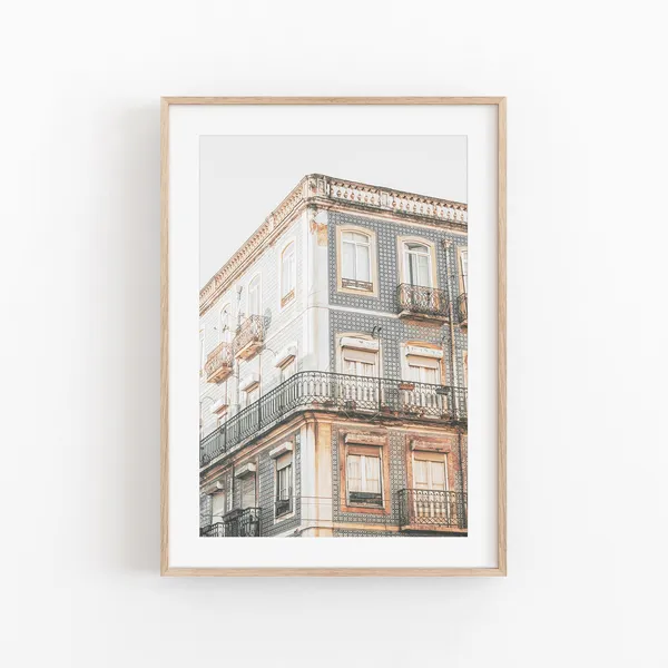 Portugal Cityscape Photography Print, Lisboa View