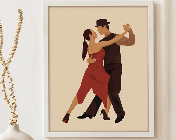 Argentinian Tango, Buenos Aires Poster Print