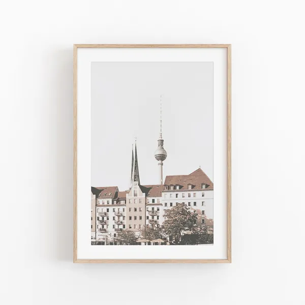 Germany Cityscape Photography Art Print, City View
