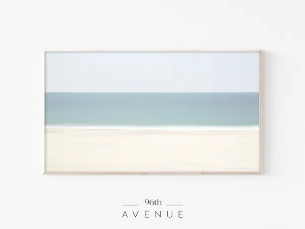 Abstract Beach Ocean Coastal Art Print
