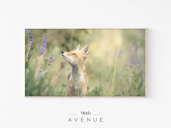 Woodland Animal Art Print, Forest Wildlife Decor