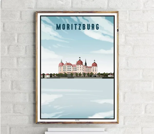 Moritzburg Vintage Travel Poster