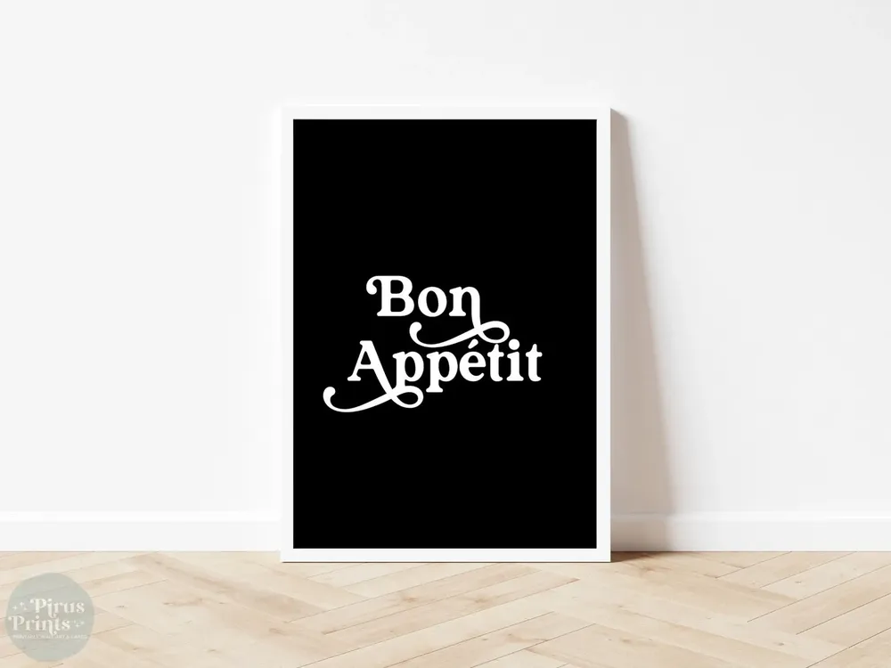Bon Appetit - Retro Typography - Image 3