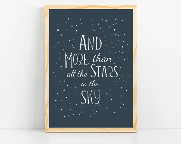 Space Themed Nursery Prints, Outer Space Poster