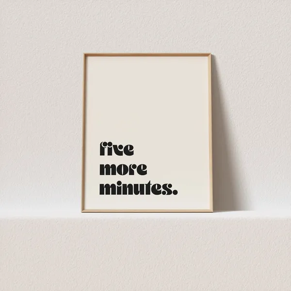 Funny Bathroom Quote Neutral Wall Art Print